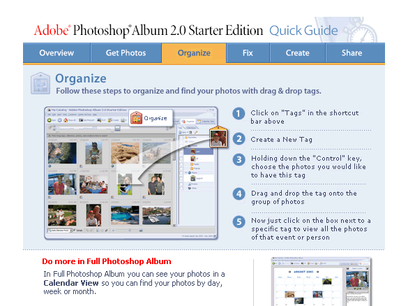 Adobe Photoshop Album Quick Guide